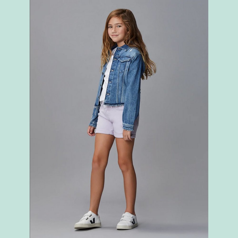 NWT DL 1961 Girl's Manning Jacket Cloud Size M